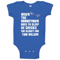 Boogeyman Tom Wilson Toronto Baseball Sports Fan Baby One Piece Boogeyman Tom Wilson Toronto Baseball Sports Fan Baby One Piece