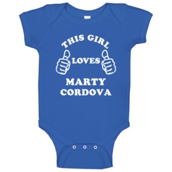 This Girl Loves Marty Cordova Toronto Baseball Sports Fan Baby One Pie This Girl Loves Marty Cordova Toronto Baseball Sports Fan Baby One Pie