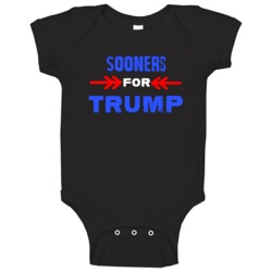 Sooners For Trump Oklahoma Republican President Baby One Piece Sooners For Trump Oklahoma Republican President Baby One Piece