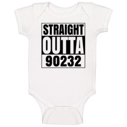 Straight Outta 90232 Culver City California Compton Parody Baby One Pi Straight Outta 90232 Culver City California Compton Parody Baby One Pi
