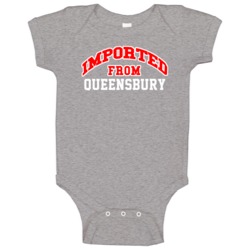 Imported From Queensbury New York Sports Team Trade Baby One Piece