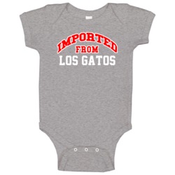 Imported From Los Gatos California Sports Team Trade Baby One Piece