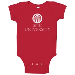 Spic University Offensive Funny Baby One Piece Spic University Offensive Funny Baby One Piece