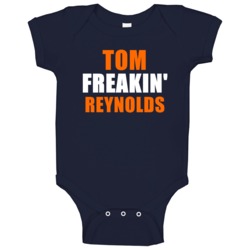 Tom Reynolds Chicago Football Sports Freakin Baby One Piece Tom Reynolds Chicago Football Sports Freakin Baby One Piece