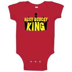 Acey Deucey King Sports And Hobbies Master Baby One Piece Acey Deucey King Sports And Hobbies Master Baby One Piece