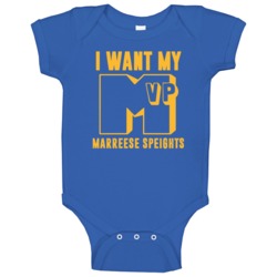 Marreese Speights I Want My Mvp Golden State Basketball Baby One Piece Marreese Speights I Want My Mvp Golden State Basketball Baby One Piece