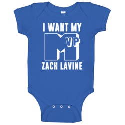 Zach Lavine I Want My Mvp Minnesota Basketball Baby One Piece Zach Lavine I Want My Mvp Minnesota Basketball Baby One Piece