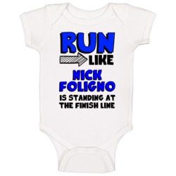 Run Like Nick Foligno Is At Finish Line Ottawa Hockey Player Baby One Run Like Nick Foligno Is At Finish Line Ottawa Hockey Player Baby One