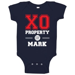 Property Of Mark Custom Love First Name Baby One Piece Property Of Mark Custom Love First Name Baby One Piece