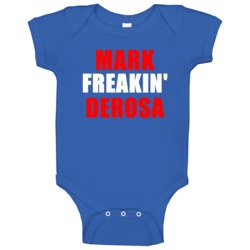 Mark Derosa Chicago Baseball Freakin Sports Baby One Piece Mark Derosa Chicago Baseball Freakin Sports Baby One Piece
