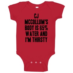 Cj Mccollum Body Is Water Thirsty Love Portland Basketball Baby One Pi Cj Mccollum Body Is Water Thirsty Love Portland Basketball Baby One Pi