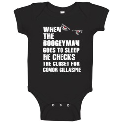 Conor Gillaspie Boogeyman Chicago Baseball Sports Baby One Piece Conor Gillaspie Boogeyman Chicago Baseball Sports Baby One Piece