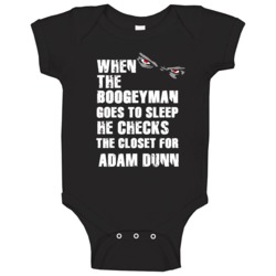 Adam Dunn Boogeyman Chicago Baseball Sports Baby One Piece Adam Dunn Boogeyman Chicago Baseball Sports Baby One Piece