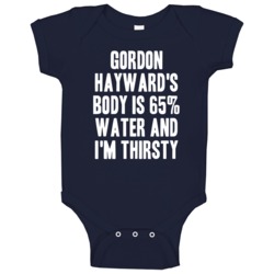 Gordon Hayward Body Is Water Thirsty Love Utah Basketball Baby One Pie Gordon Hayward Body Is Water Thirsty Love Utah Basketball Baby One Pie