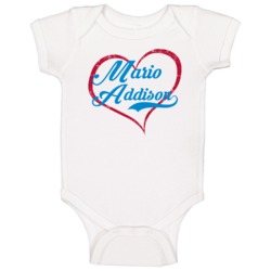 Love Mario Addison Carolina Football Player Fan Baby One Piece Love Mario Addison Carolina Football Player Fan Baby One Piece