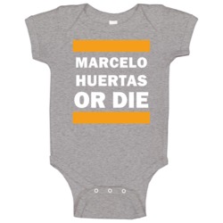 Marcelo Huertas Or Die Los Angeles Basketball Baby One Piece Marcelo Huertas Or Die Los Angeles Basketball Baby One Piece