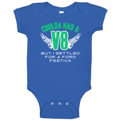 Could Have V8 Settled For Ford Festiva Funny Car Baby One Piece Could Have V8 Settled For Ford Festiva Funny Car Baby One Piece