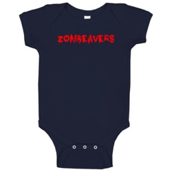 Zombeavers Horror Film Bloody Baby One Piece Zombeavers Horror Film Bloody Baby One Piece