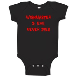 Wishmaster 2 Evil Never Dies Horror Film Bloody Baby One Piece Wishmaster 2 Evil Never Dies Horror Film Bloody Baby One Piece