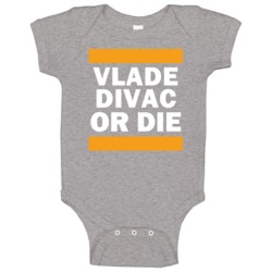 Vlade Divac Or Die Los Angeles Basketball Baby One Piece Vlade Divac Or Die Los Angeles Basketball Baby One Piece