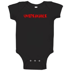 Unspeakable Horror Film Bloody Baby One Piece Unspeakable Horror Film Bloody Baby One Piece