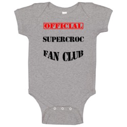 Supercroc Horror Movie Fan Club Baby One Piece Supercroc Horror Movie Fan Club Baby One Piece