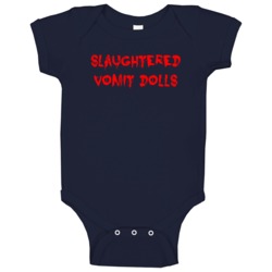 Slaughtered Vomit Dolls Horror Film Bloody Baby One Piece Slaughtered Vomit Dolls Horror Film Bloody Baby One Piece