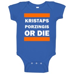 Kristaps Porzingis Or Die New York Basketball Baby One Piece