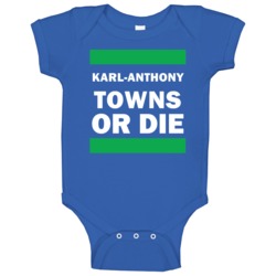 Karl-anthony Towns Or Die Minnesota Basketball Baby One Piece Karl-anthony Towns Or Die Minnesota Basketball Baby One Piece
