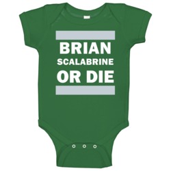 Brian Scalabrine Or Die Boston Basketball Baby One Piece Brian Scalabrine Or Die Boston Basketball Baby One Piece