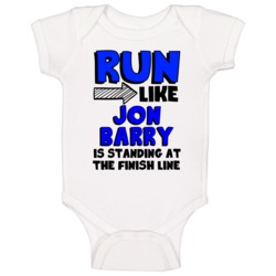 Jon Barry Run Like Is At Finish Line Detroit Basketball Baby One Piece Jon Barry Run Like Is At Finish Line Detroit Basketball Baby One Piece