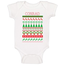 Conrad Personalized Ugly Christmas Sweater Funny Gift First Name Baby Conrad Personalized Ugly Christmas Sweater Funny Gift First Name Baby