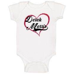 Love Derek Morris Calgary Hockey Player Fan Baby One Piece Love Derek Morris Calgary Hockey Player Fan Baby One Piece