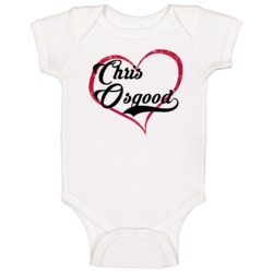 Love Chris Osgood Detroit Hockey Player Fan Baby One Piece Love Chris Osgood Detroit Hockey Player Fan Baby One Piece