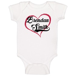 Love Brendan Smith Detroit Hockey Player Fan Baby One Piece Love Brendan Smith Detroit Hockey Player Fan Baby One Piece