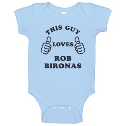 This Guy Loves Rob Bironas Tennessee Football Sports Baby One Piece This Guy Loves Rob Bironas Tennessee Football Sports Baby One Piece