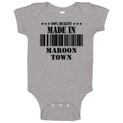 Made In Maroon Town Jamaica Cool City Baby One Piece Made In Maroon Town Jamaica Cool City Baby One Piece