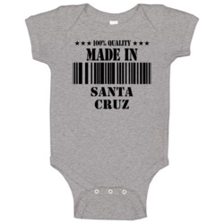 Made In Santa Cruz Jamaica Cool City Baby One Piece Made In Santa Cruz Jamaica Cool City Baby One Piece