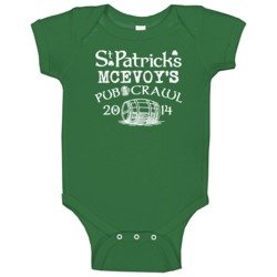Mcevoy Pub Crawl Clover Drinking Team Irish St Patricks Day Baby One Mcevoy Pub Crawl Clover Drinking Team Irish St Patricks Day Baby One