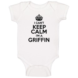Griffin I Cant Keep Calm Parody Baby One Piece Griffin I Cant Keep Calm Parody Baby One Piece