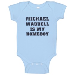 Michael Waddell Is My Homeboy Tennessee Football Sports Baby One Piece Michael Waddell Is My Homeboy Tennessee Football Sports Baby One Piece