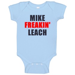 Freakin' Mike Leach Tennessee Football Sports Baby One Piece Freakin' Mike Leach Tennessee Football Sports Baby One Piece