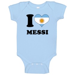 Lionel Messi Argentina Fw I Love Heart Football Soccer World Cup Baby Lionel Messi Argentina Fw I Love Heart Football Soccer World Cup Baby