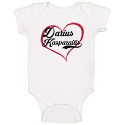 Love Darius Kasparaitis Pittsburgh Hockey Player Fan Baby One Piece Love Darius Kasparaitis Pittsburgh Hockey Player Fan Baby One Piece