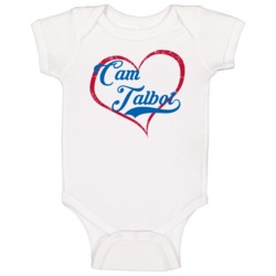 Love Cam Talbot New York Ny Hockey Player Fan Baby One Piece Love Cam Talbot New York Ny Hockey Player Fan Baby One Piece
