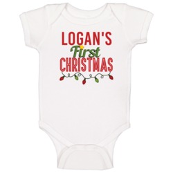 Logan First Christmas Cute Personalized Name Holiday Gift Baby One Pie Logan First Christmas Cute Personalized Name Holiday Gift Baby One Pie