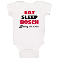 Eat Sleep Bosch Tv Show Baby One Piece Eat Sleep Bosch Tv Show Baby One Piece