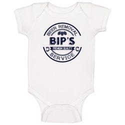 Bip's Beer Removal Service Personalized Party Baby One Piece Bip's Beer Removal Service Personalized Party Baby One Piece