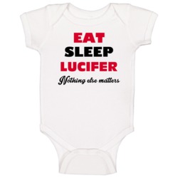 Eat Sleep Lucifer Tv Show Baby One Piece Eat Sleep Lucifer Tv Show Baby One Piece