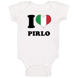 Andrea Pirlo Italy Mf I Love Baby One Piece Bodysuit Football Soccer W Andrea Pirlo Italy Mf I Love Baby One Piece Bodysuit Football Soccer W
